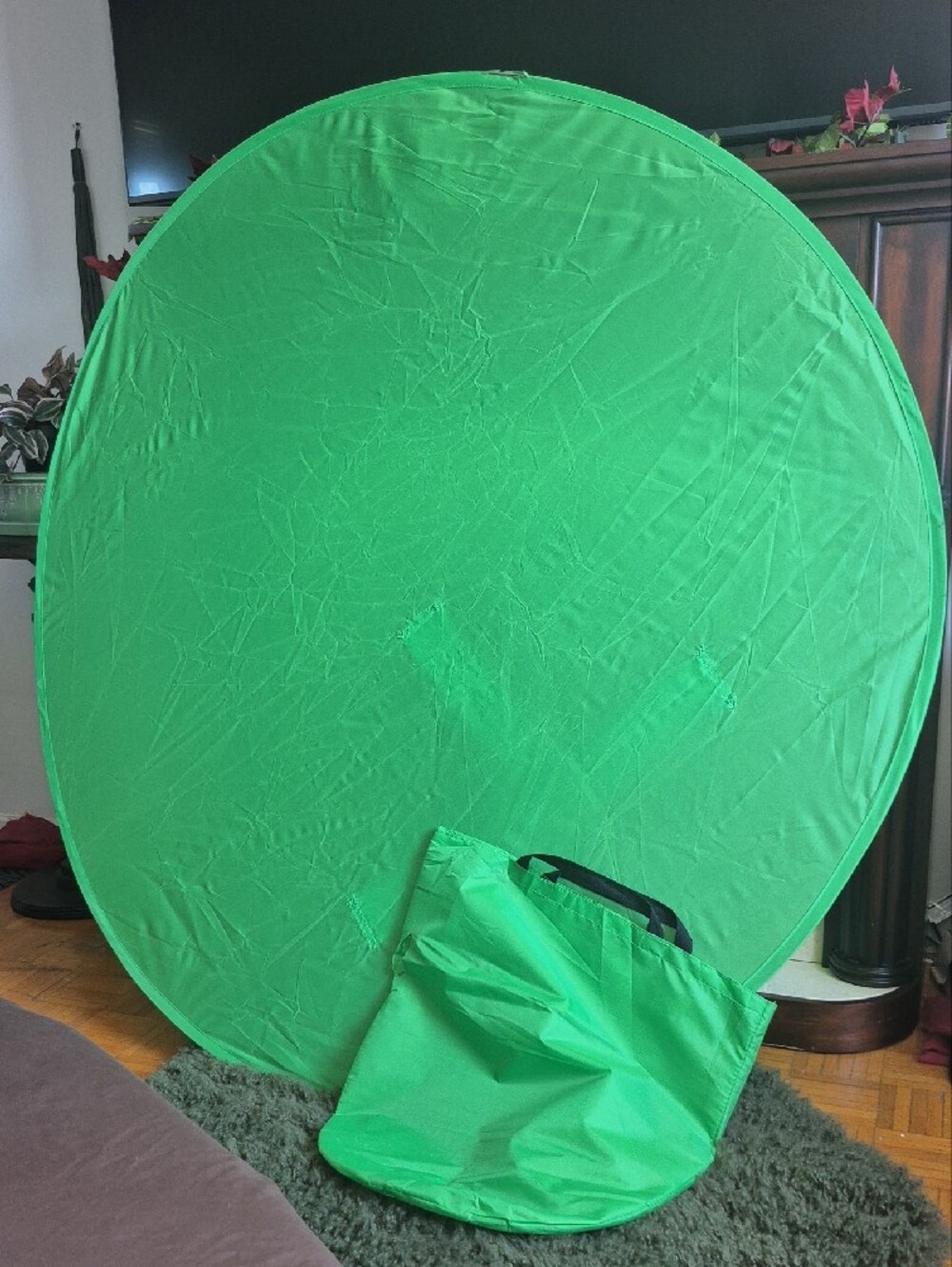 Green Screen Collapsible Photo Backdrop - Party & Studio Screen - Picture 10 of 10